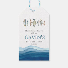 魚の歓迎サイン、魚の歓迎ポスター ギフトタグ