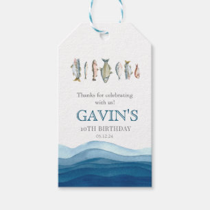 魚の歓迎サイン、魚の歓迎ポスター ギフトタグ