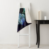 魚の毛布を〔占星術の〕十二宮図する シェルパブランケット (インサイチュ)