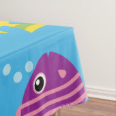 魚の水族館かわいい最初の誕生日テーブルクロス テーブルクロス (インサイチュ)