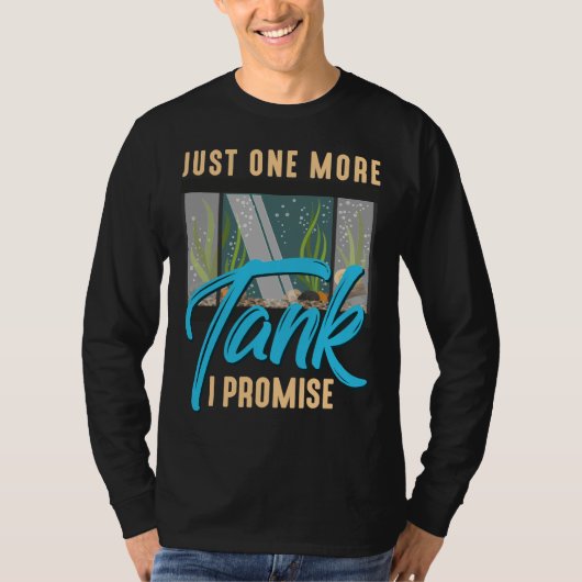 魚の水族館の所有を約束する保もう一つのタンク Tシャツ (正面)