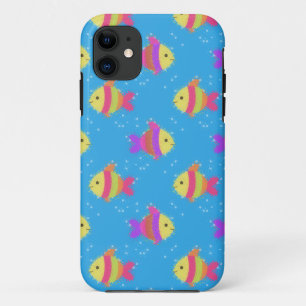 魚の水柄 iPhone 11 ケース