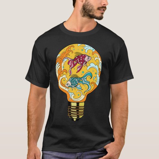 魚の水槽 Tシャツ (正面)