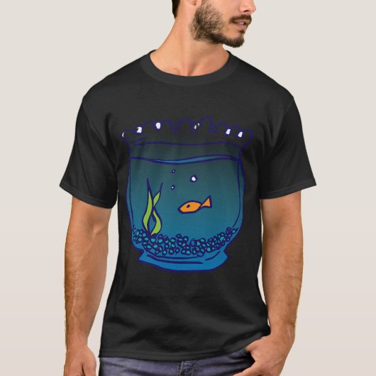 魚の水槽 Tシャツ (正面)