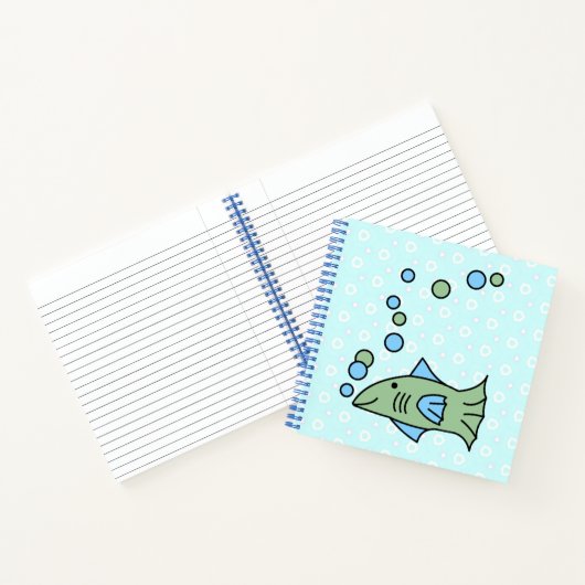 魚の泡立て手帳 ノートブック (内部)