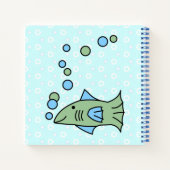 魚の泡立て手帳 ノートブック (裏面)