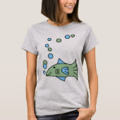 魚の泡 Tシャツ (正面)