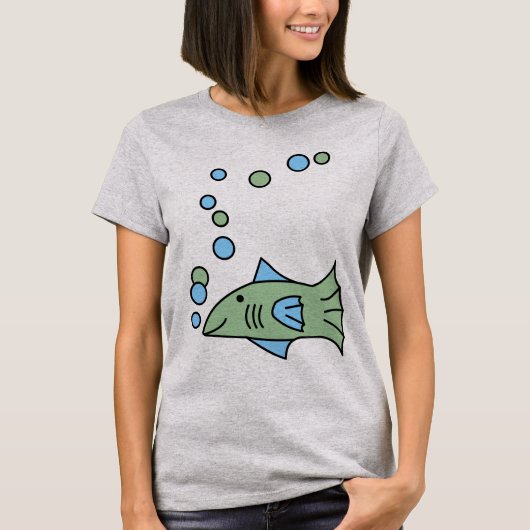魚の泡 Tシャツ (正面)