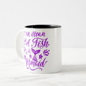 魚の海で人魚になる# ツートーンマグカップ (正面左)