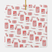 魚の海模様 セラミックオーナメント (裏面)