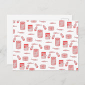 魚の海模様 ポストカード (正面/裏面)