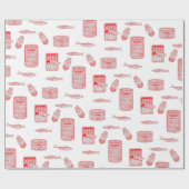 魚の海模様 ラッピングペーパー (フラット)