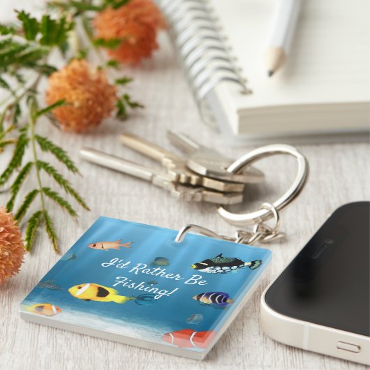 魚の海 キーホルダー (正面右)