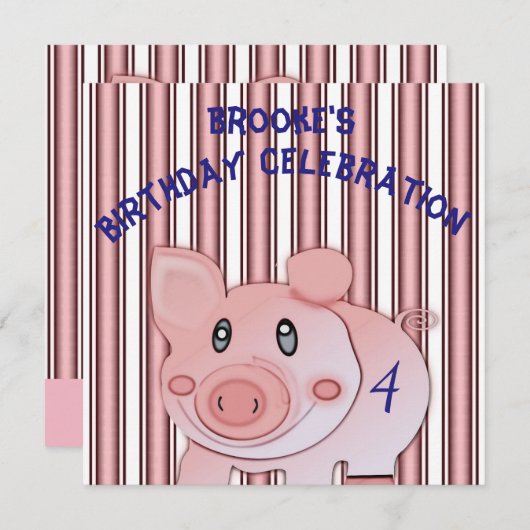 魚の海 招待状 (正面/裏面)