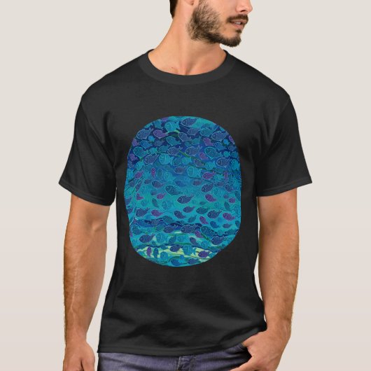 魚の海 Tシャツ (正面)