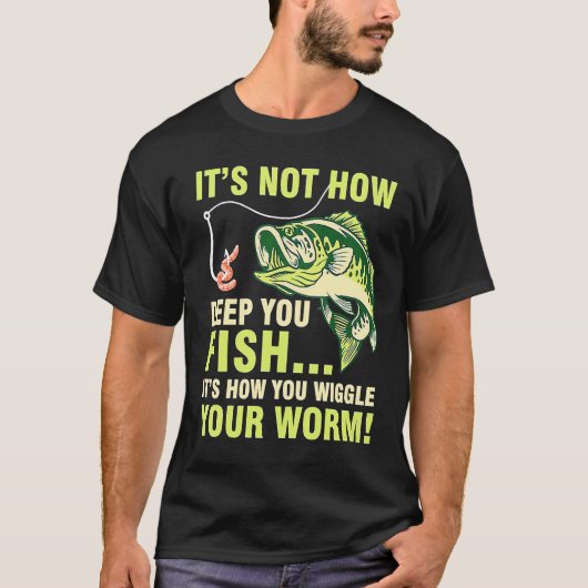 魚の深いは魚ではない Tシャツ (正面)