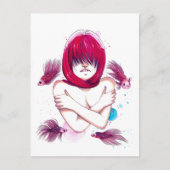 魚の溺れ ポストカード (正面)