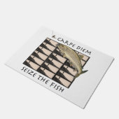 魚の漁師の玄関マットを握って下さい ドアマット (アングル)