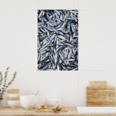 魚の漁獲量 ポスター (キッチン)