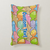 魚の漫画のアクセント枕 アクセントクッション (正面(垂直))