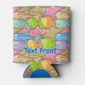 魚の漫画のボトルクール 缶クーラー (正面)