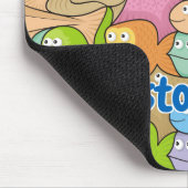 魚の漫画のマウスパッド マウスパッド (コーナー)