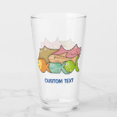 魚の漫画 タンブラーグラス (裏面)