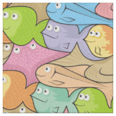 魚の漫画 ファブリック (クローズアップ)