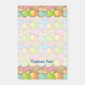 魚の漫画 ポストイット (正面)