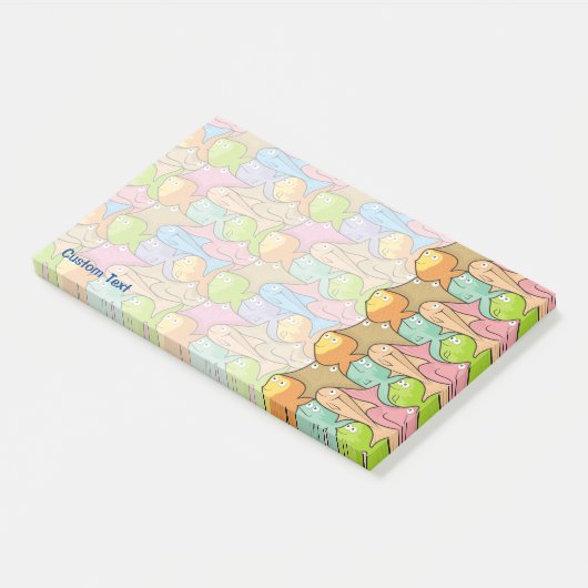 魚の漫画 ポストイット (アングル)