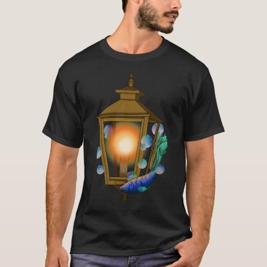魚の照明 Tシャツ (正面)