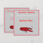 魚の煮出し 招待状 (正面/裏面)