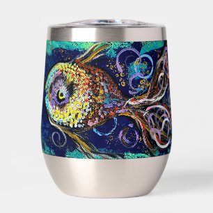 魚の熱ワインタンブラー