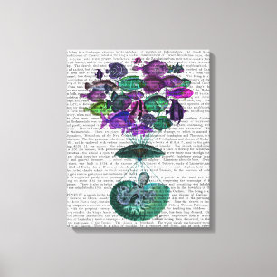 魚の熱気の気球の飛行 キャンバスプリント