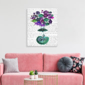 魚の熱気球の飛行 キャンバスプリント (インサイチュ (リビング))