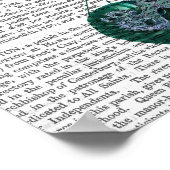 魚の熱気球の飛行 ポスター (角)