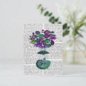 魚の熱気球の飛行 ポストカード (スタンド正面)