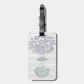 魚の熱気球の飛行 ラゲッジタグ (裏面縦)