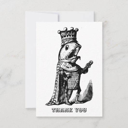 魚の王 サンキューカード (正面)