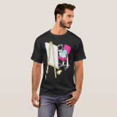 魚の画家 Tシャツ (正面フル)