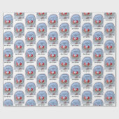 魚の笑わされる物語の包み紙 ラッピングペーパー (フラット)