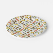 魚の紙プレート ペーパープレート (アングル)