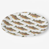 魚の紙プレート ペーパープレート (アングル)