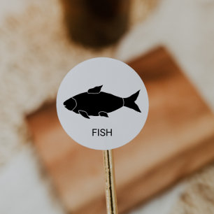 魚の結婚食事の選択 ラウンドシール