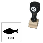 魚の結婚食事の選択 ラバースタンプ (押印)