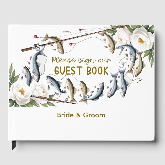 魚の結婚魚釣り好きのテーマ ゲストブック (正面)