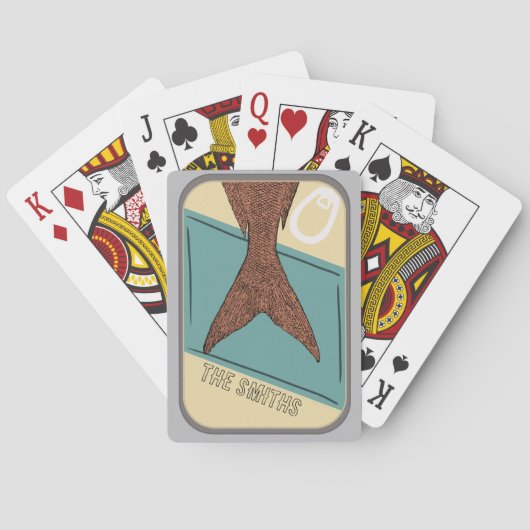 魚の缶詰 トランプ (裏面)