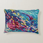 魚の群れ アクセントクッション (裏面)