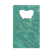 魚の群れ クレジットカード栓抜き (正面)