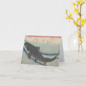 魚の群れ: コイ- notecard カード (黄色い花)